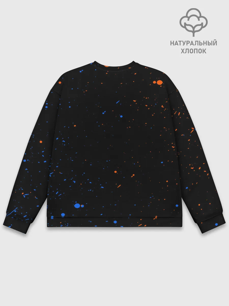 Мужской свитшот базовый / КРАСОЧНЫЙ ВОЛК