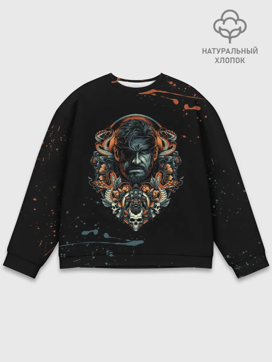 Мужской свитшот базовый / METAL GEAR SOLID SNAKE