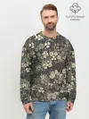 Мужской свитшот базовый / Камуфляж с клевером