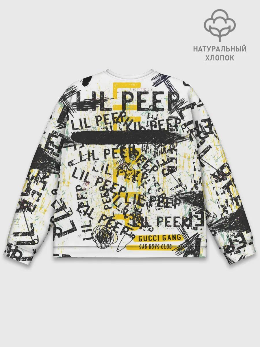 Мужской свитшот базовый / LIL PEEP Vintage Graffiti Wall