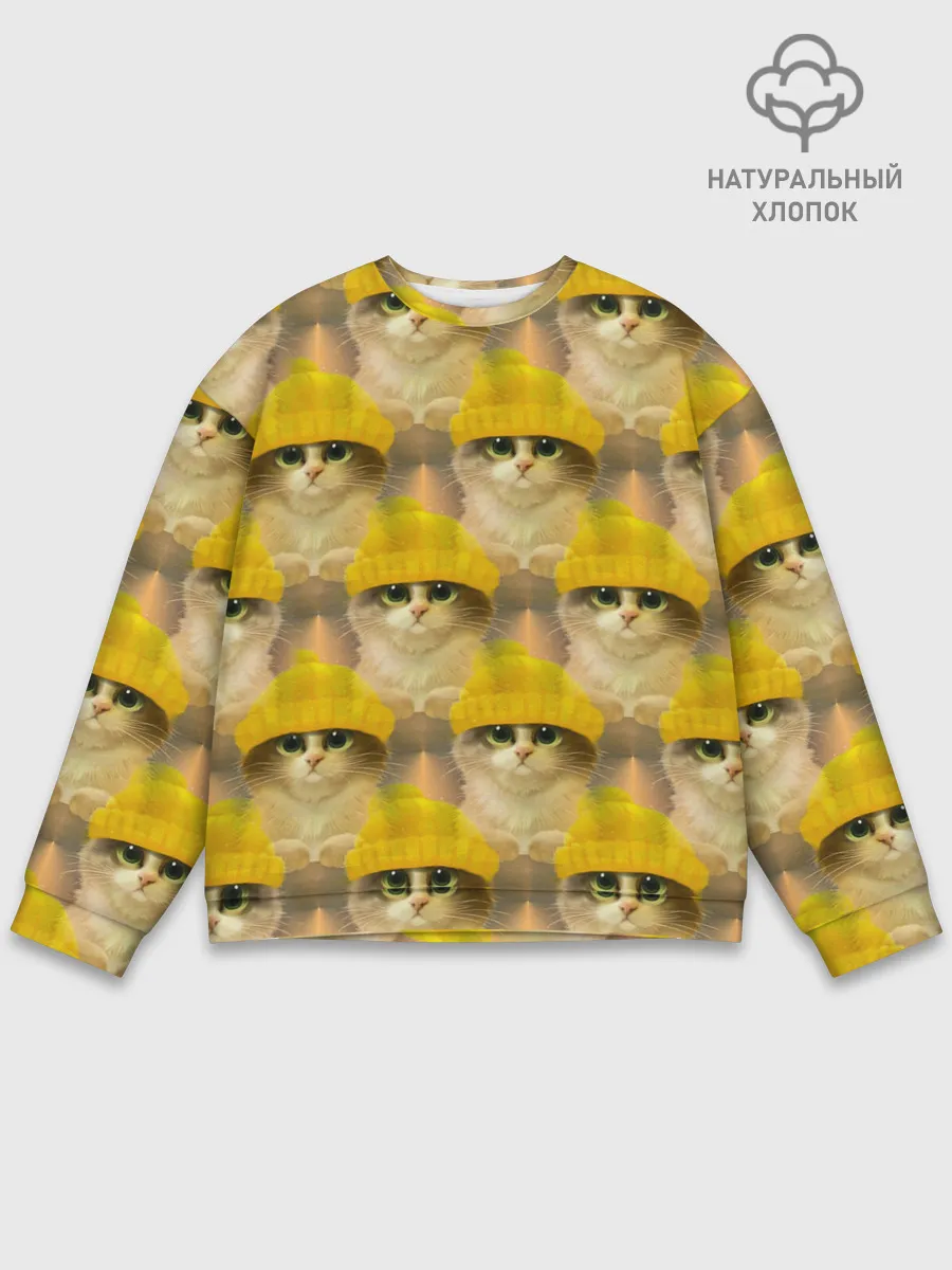 Мужской свитшот базовый / Котята