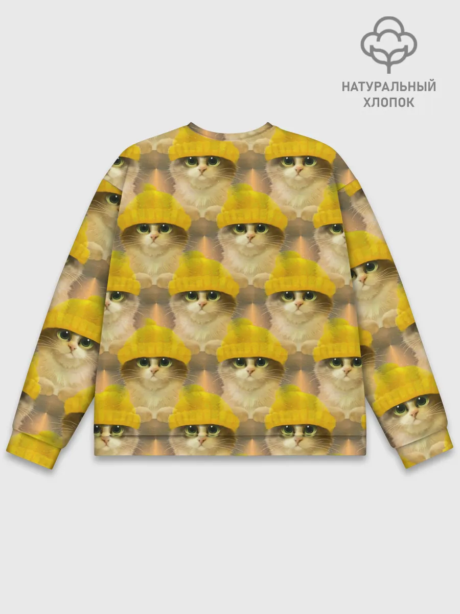 Мужской свитшот базовый / Котята