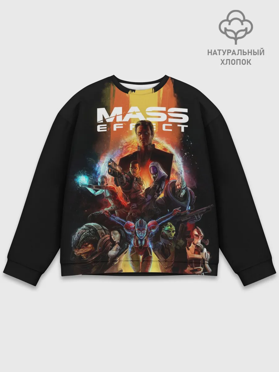 Мужской свитшот базовый / mass effect