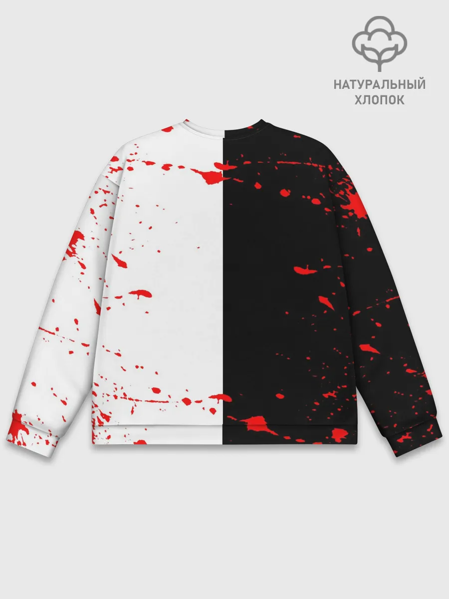 Мужской свитшот базовый / monokuma с молотком