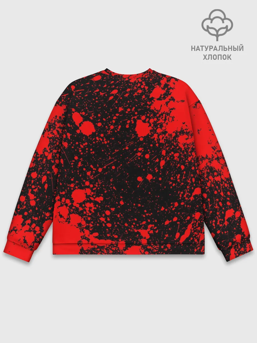 Мужской свитшот базовый / MONOKUMA / МОНОКУМА BLOOD