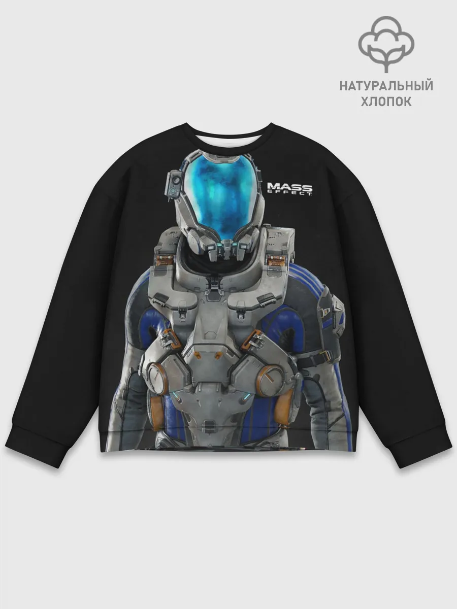 Мужской свитшот базовый / масс эффект