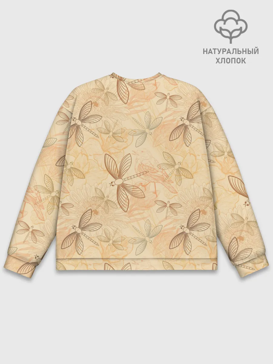 Мужской свитшот базовый / Стрекоза