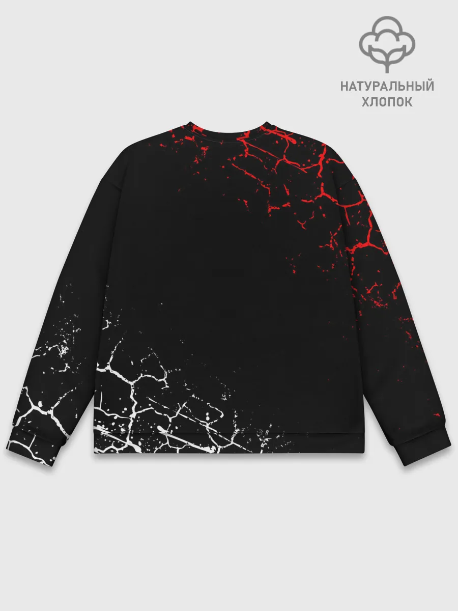 Мужской свитшот базовый / Кулаки Сайтамы