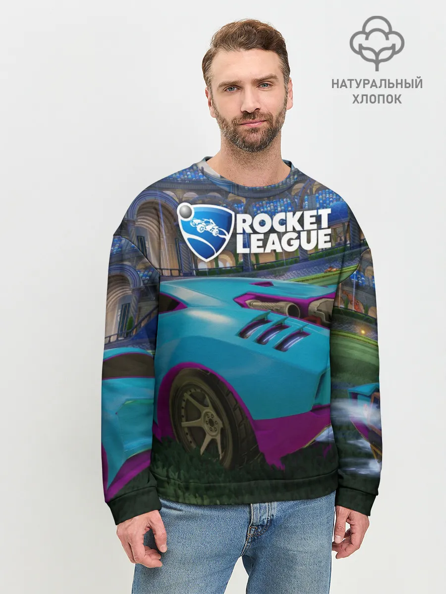 Мужской свитшот базовый / Rocket League