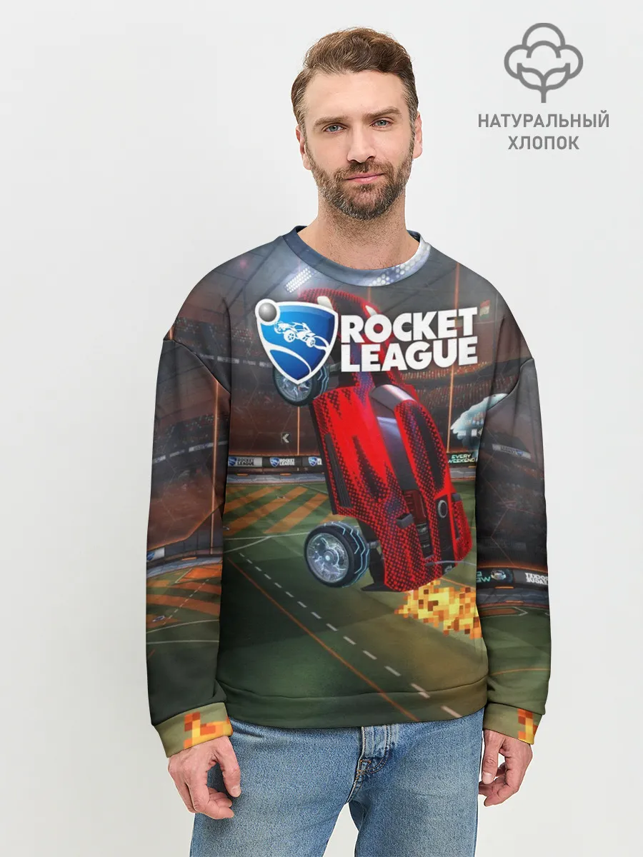 Мужской свитшот базовый / Rocket League