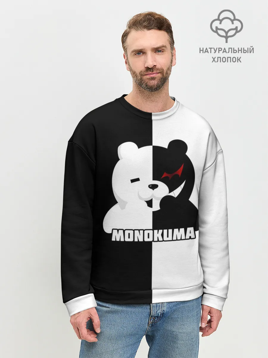 Мужской свитшот базовый / MONOKUMA / МОНОКУМА BEAR
