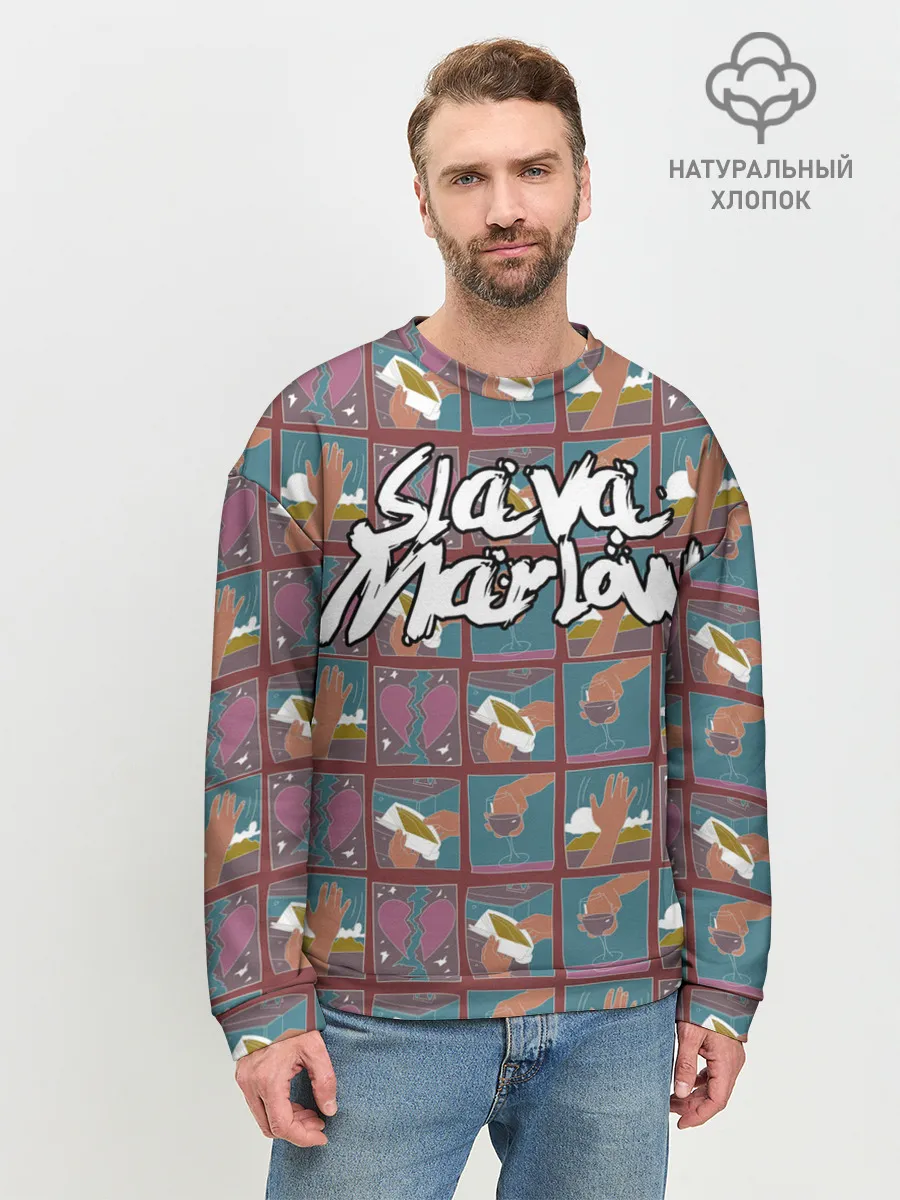 Мужской свитшот базовый / SLAVA MARLOW