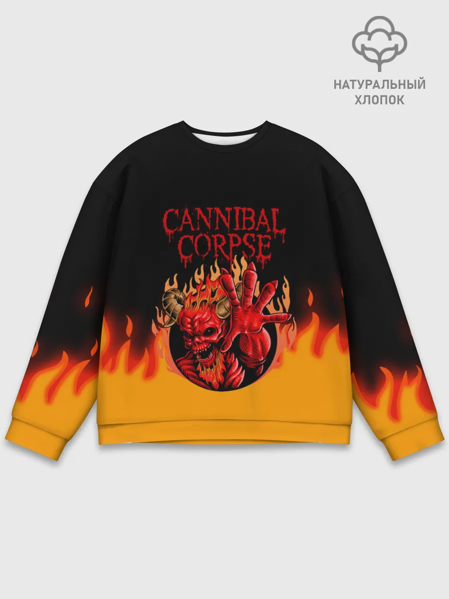 Мужской свитшот базовый / Cannibal Corpse | Труп Каннибала