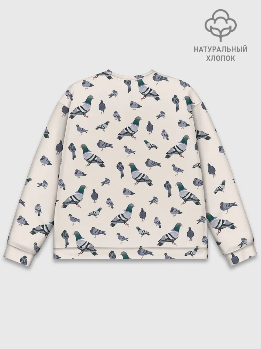 Мужской свитшот базовый / Голуби