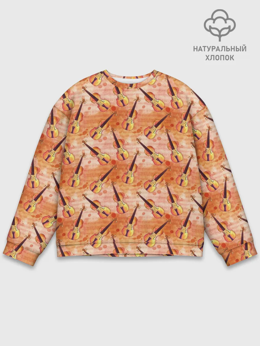 Мужской свитшот базовый / Скрипач