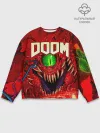 Мужской свитшот базовый / DOOM Eternal