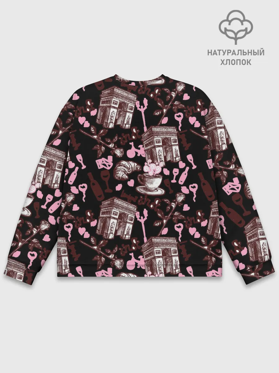 Мужской свитшот базовый / Париж / Paris