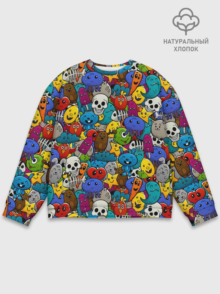 Мужской свитшот базовый / Граффити