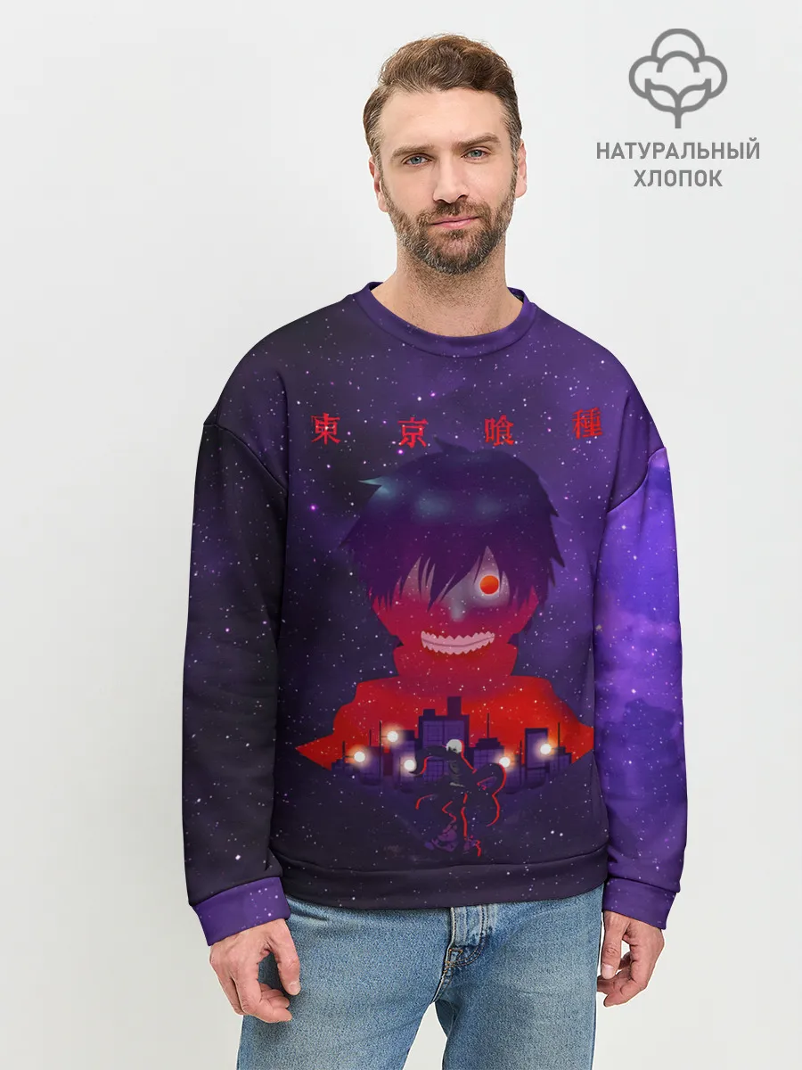 Мужской свитшот базовый / Канеки над Токио