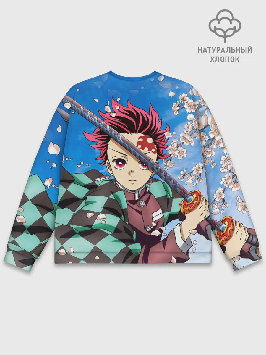 Мужской свитшот базовый / КЛИНОК РАССЕКАЮЩИЙ ДЕМОНОВ