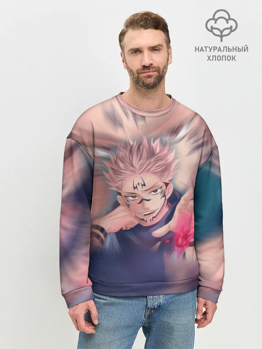 Мужской свитшот базовый / МАГИЧЕСКАЯ БИТВА | SUKUNA