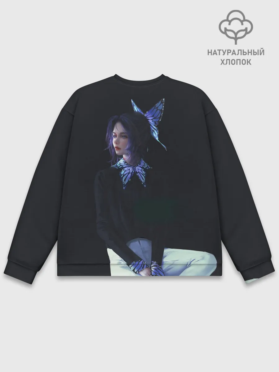 Мужской свитшот базовый / КЛИНОК РАССЕКАЮЩИЙ ДЕМОНОВ