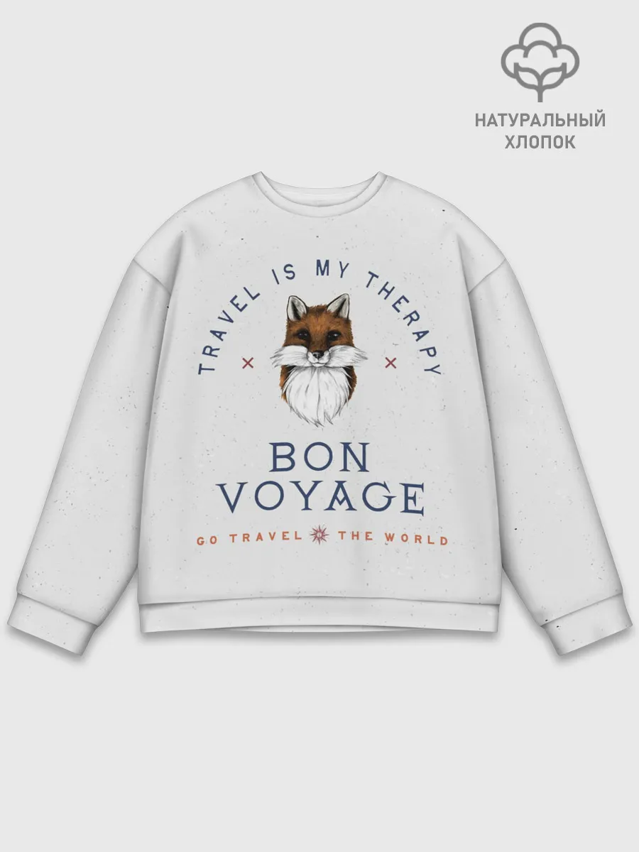 Мужской свитшот базовый / Fox traveler