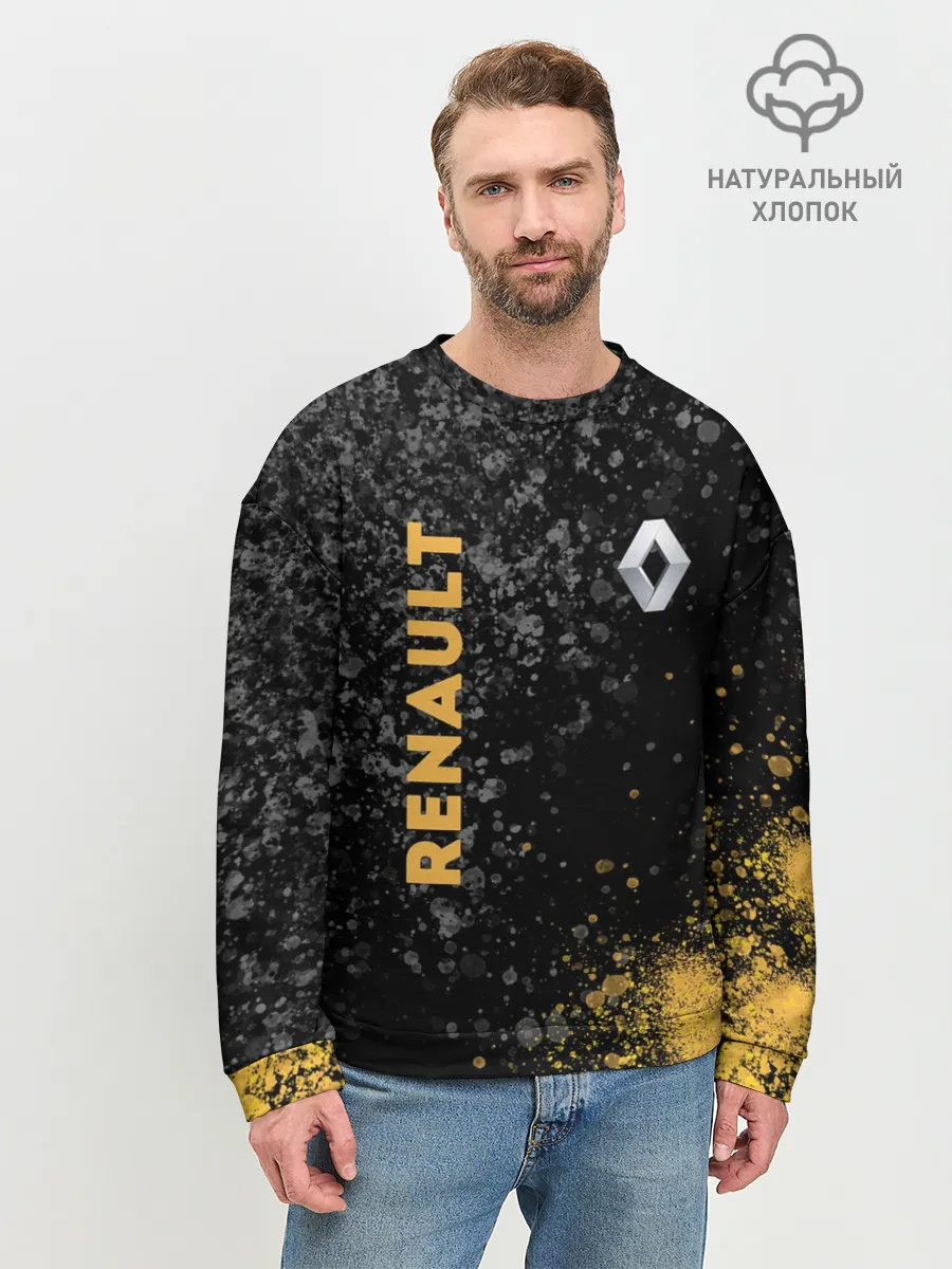 Мужской свитшот базовый / Renault | Брызги