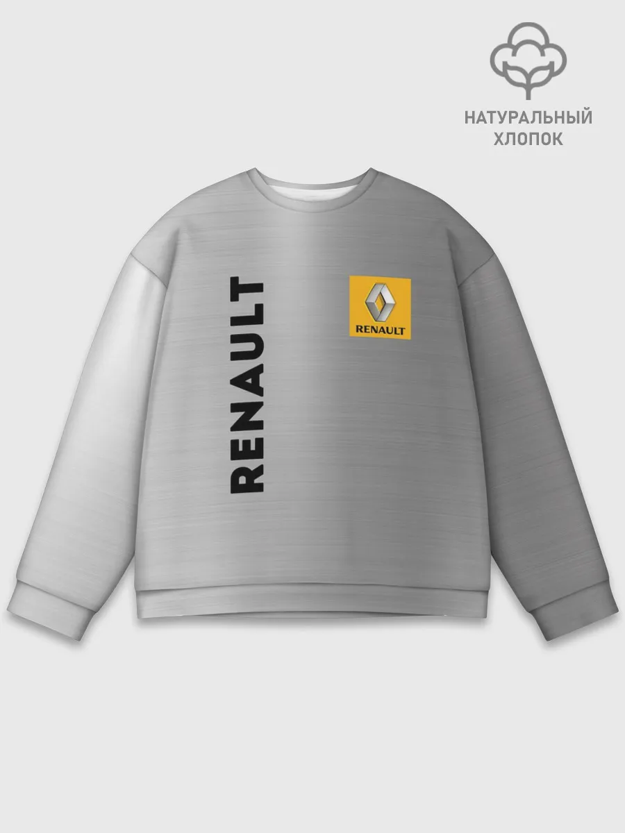 Мужской свитшот базовый / Renault | Сталь