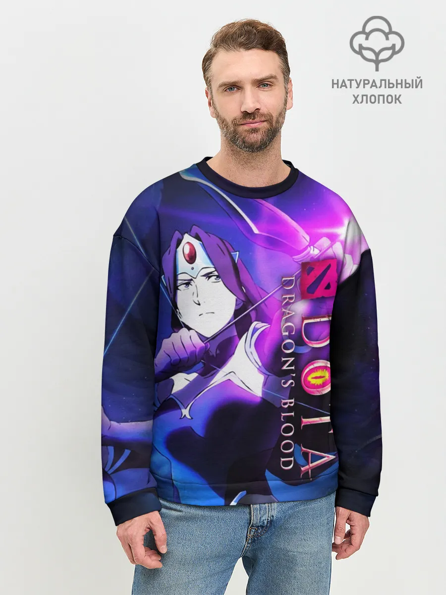 Мужской свитшот базовый / DOTA: Кровь дракона