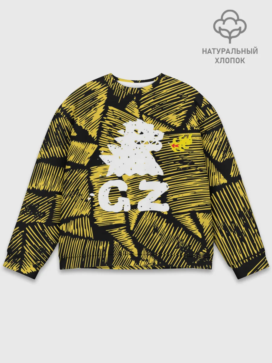 Мужской свитшот базовый / годзилла