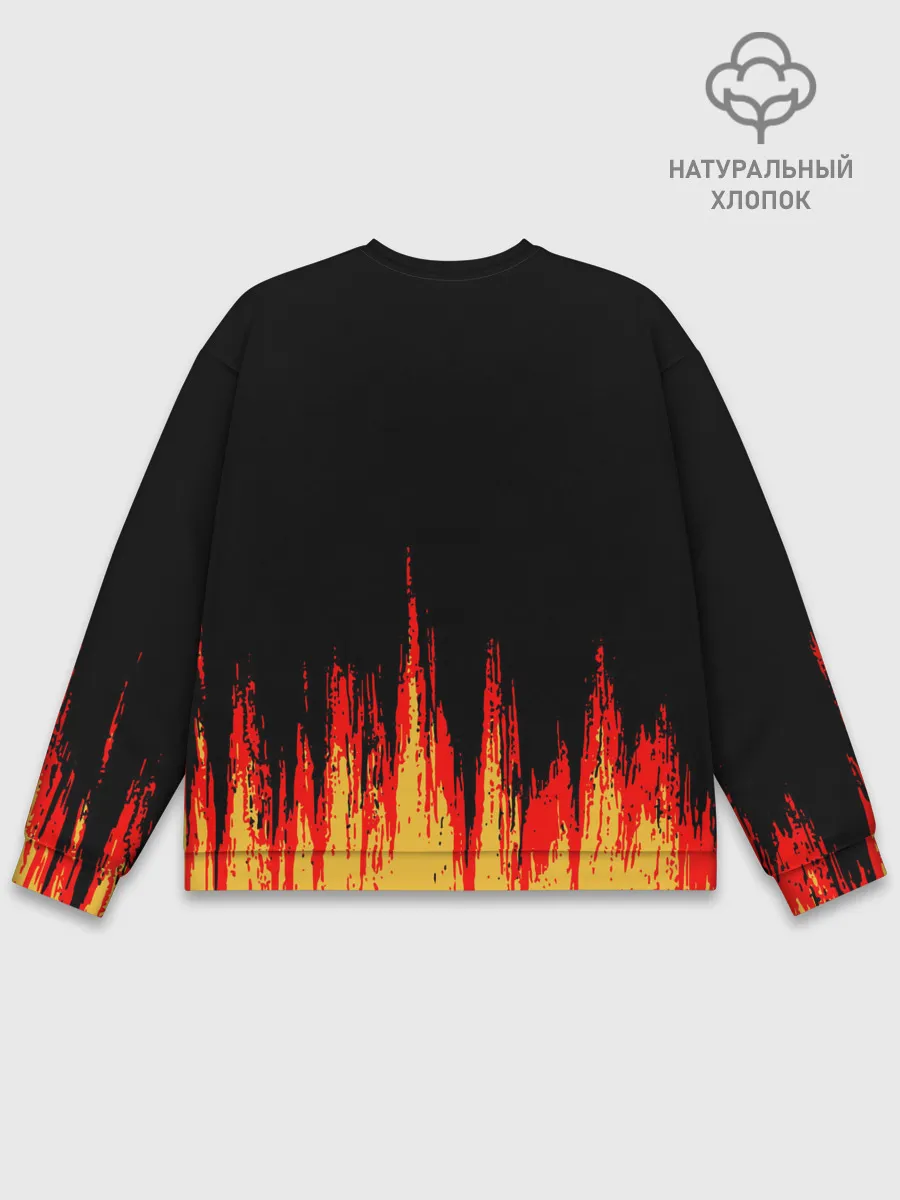 Мужской свитшот базовый / годзилла