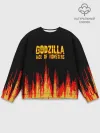Мужской свитшот базовый / годзилла