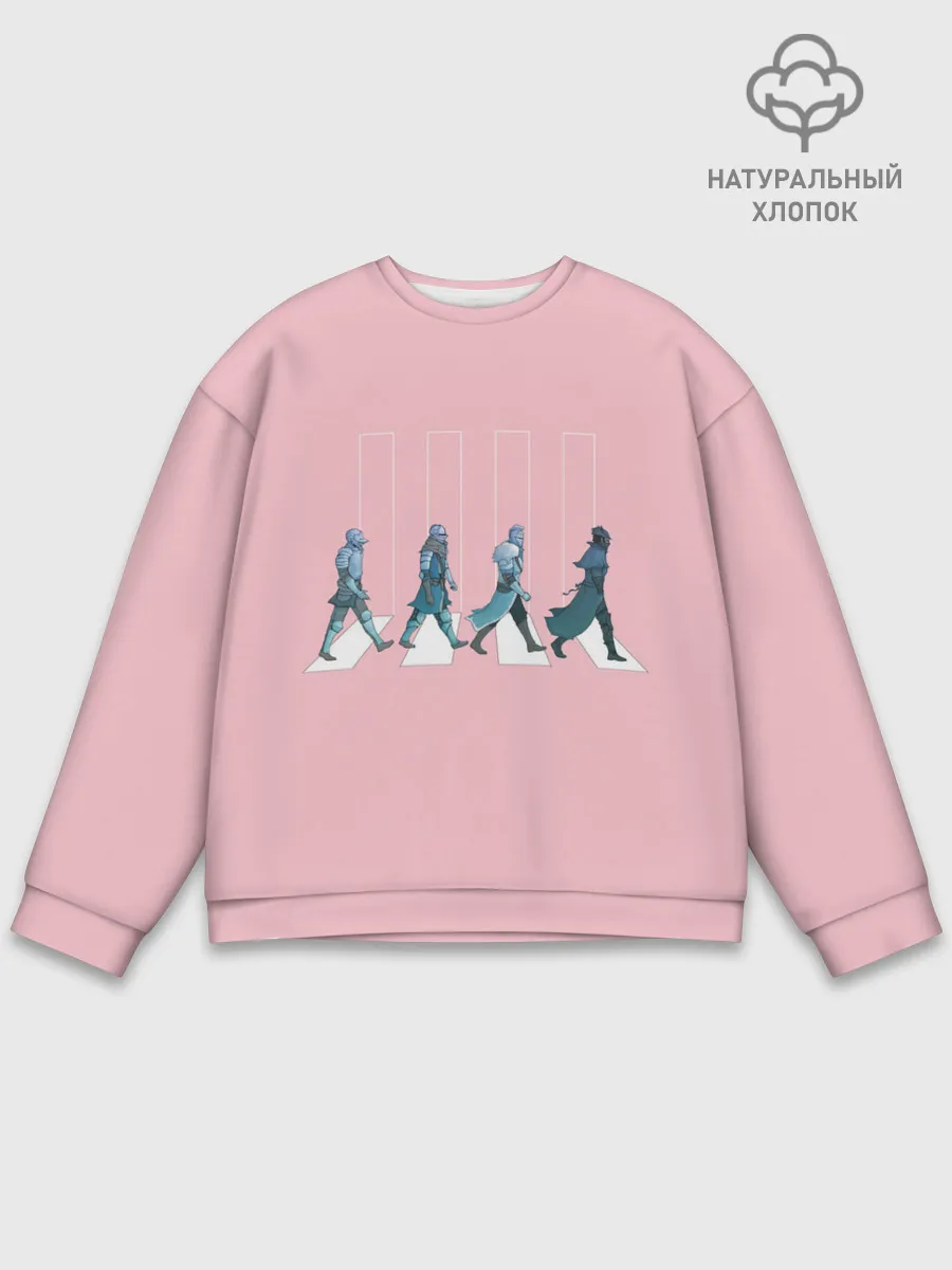 Мужской свитшот базовый / Dark souls x Beatles