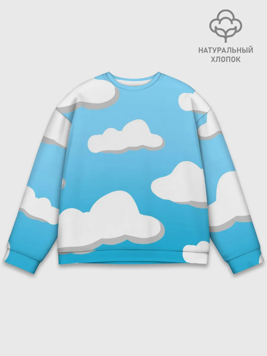 Мужской свитшот базовый / Небо