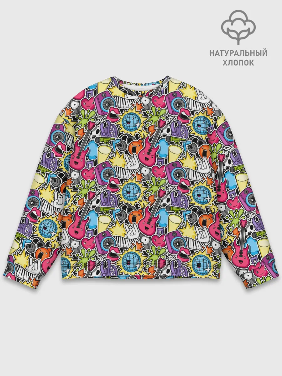 Мужской свитшот базовый / Музыкант