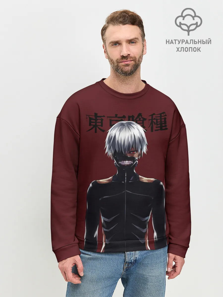 Мужской свитшот базовый / Канеки Кен | Kaneki Ken