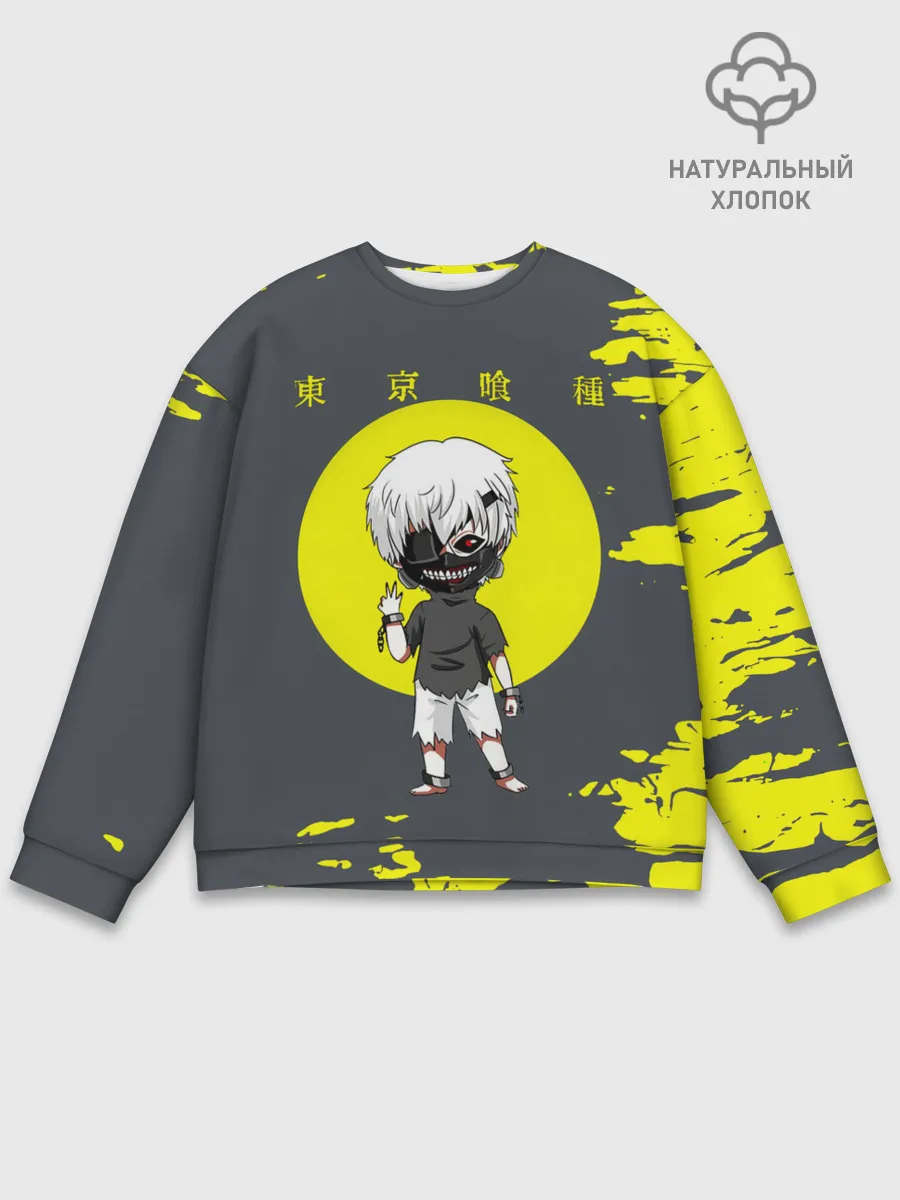 Мужской свитшот базовый / Cute Kaneki Ken