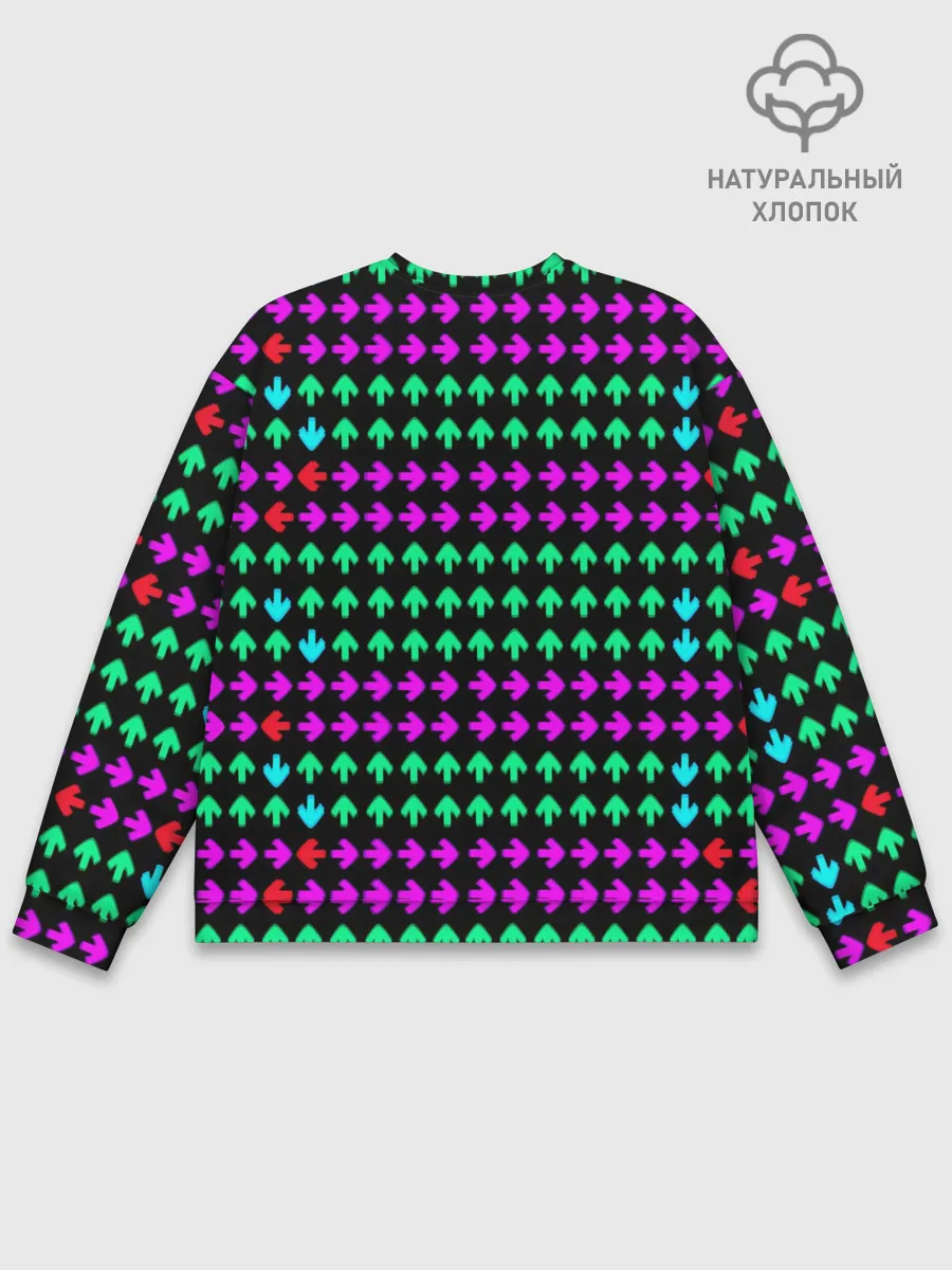 Мужской свитшот базовый / Неон Friday Night Funkin