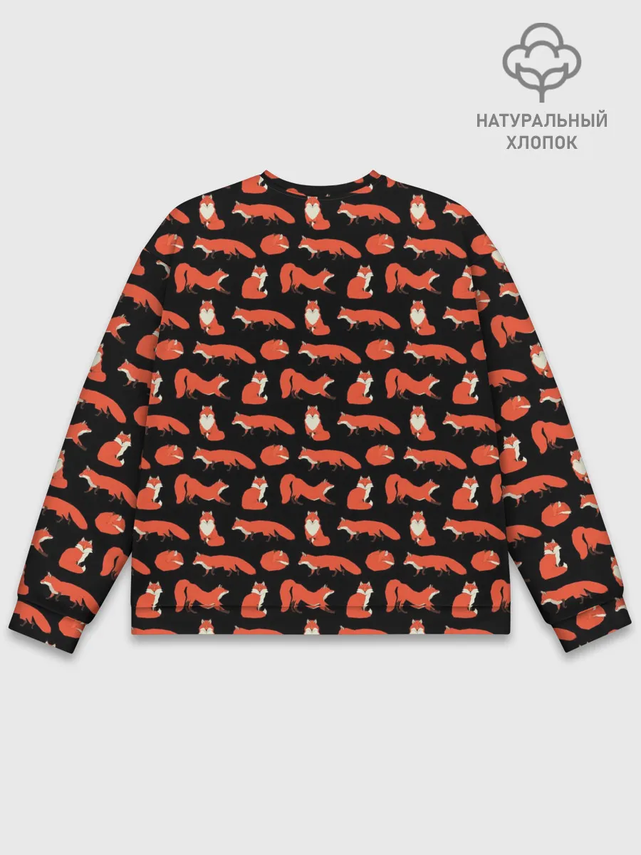Мужской свитшот базовый / ФЫР-ФЫР КАК ЛИСА