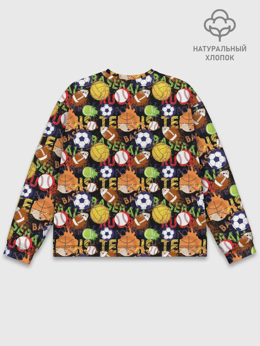 Мужской свитшот базовый / Игра в Мяч
