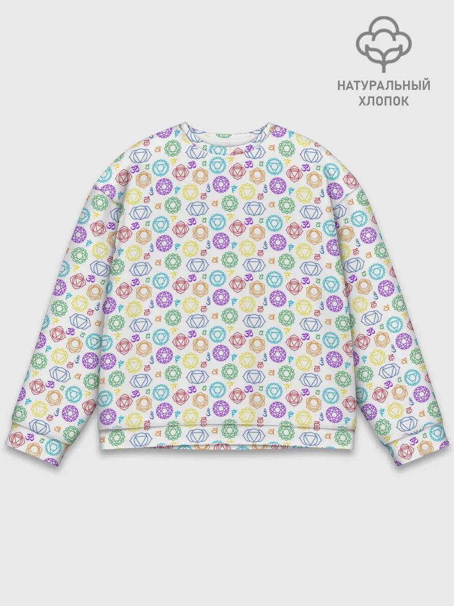 Мужской свитшот базовый / Чакры