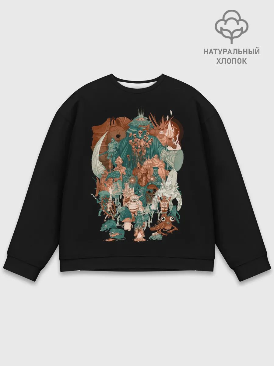 Мужской свитшот базовый / Bosses of Dark souls