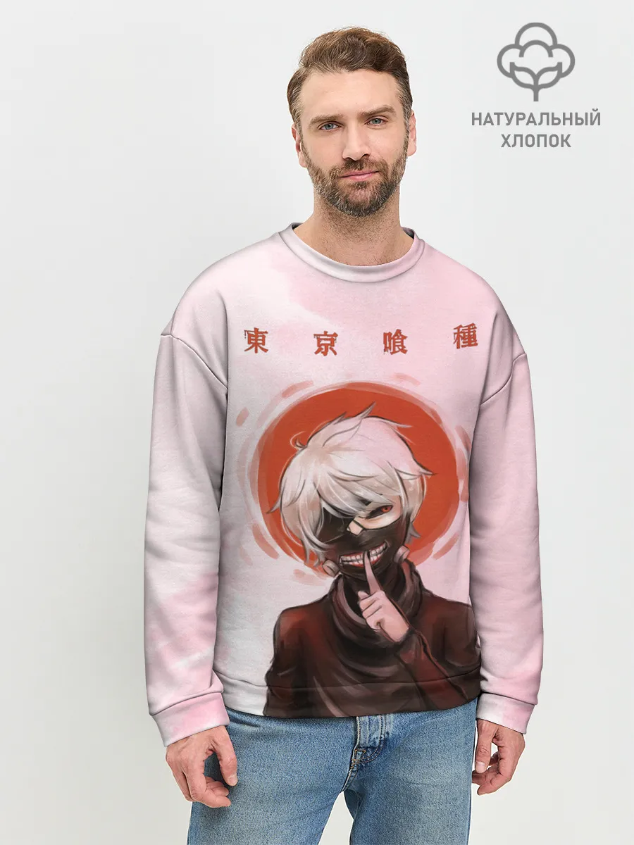Мужской свитшот базовый / Канеки Кен | Kaneki Ken
