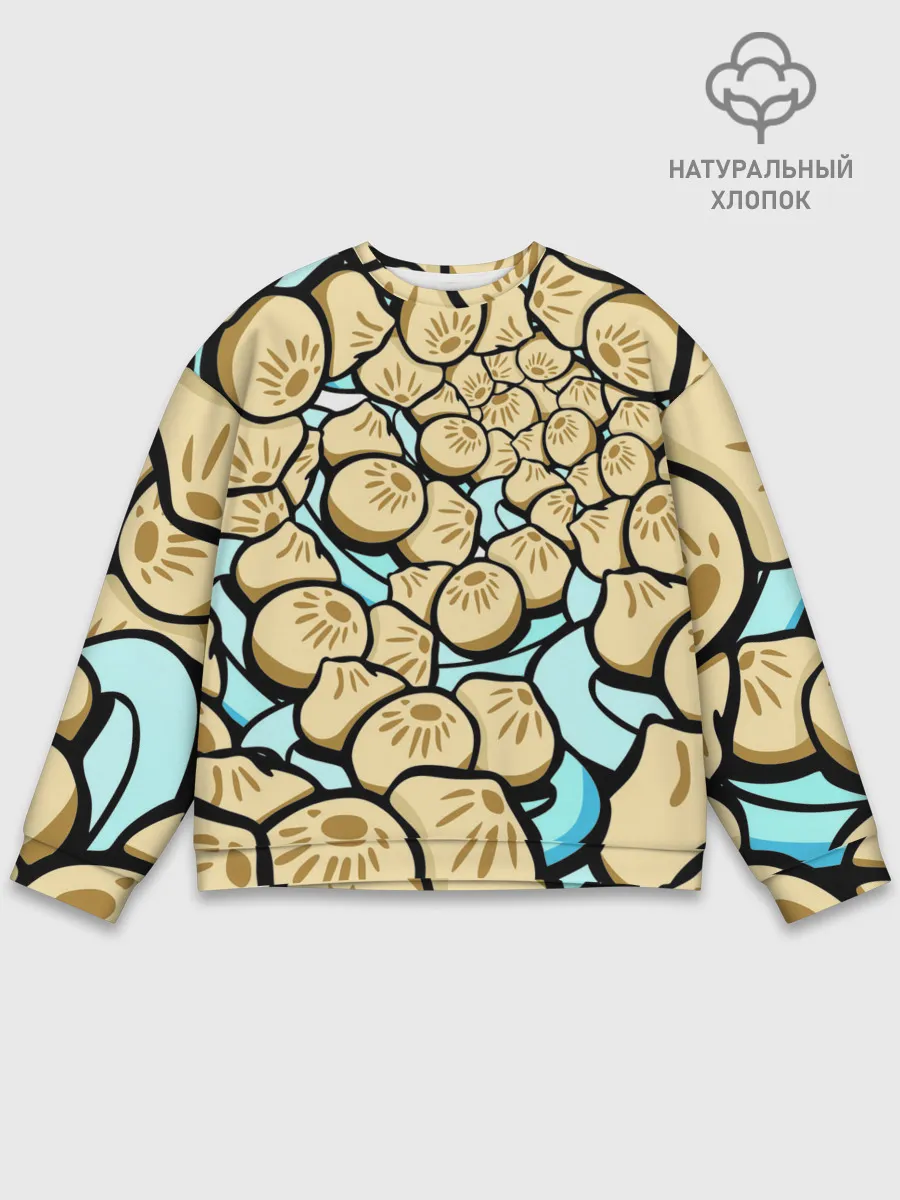 Мужской свитшот базовый / Нежная бууза