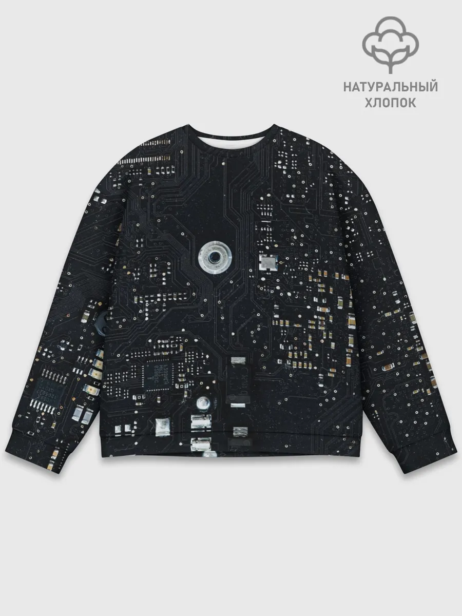 Мужской свитшот базовый / ИНФОРМАТИЗАЦИЯ