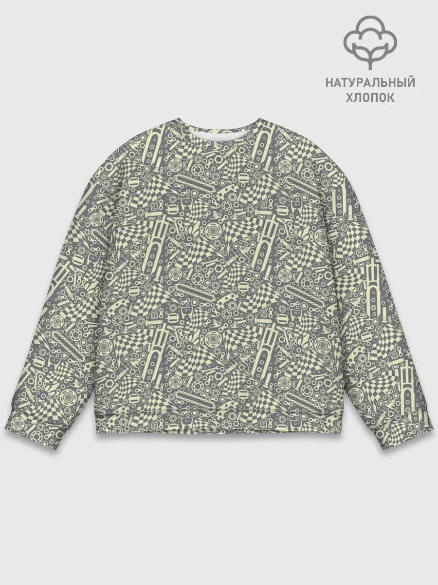 Мужской свитшот базовый / Велозапчасти