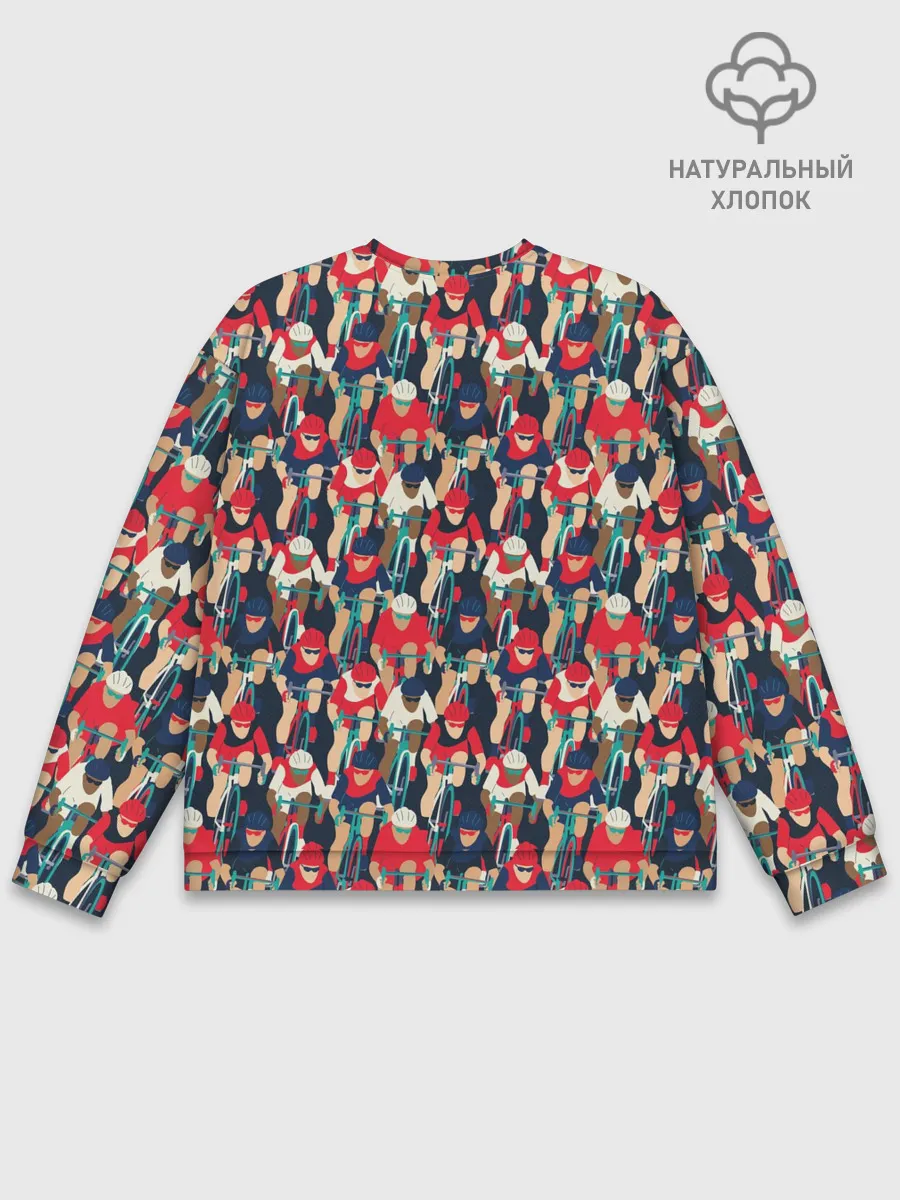 Мужской свитшот базовый / Велогонка