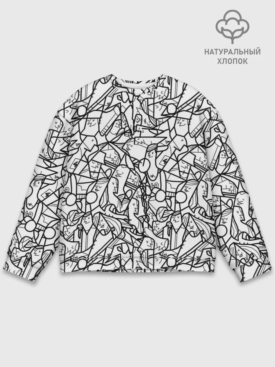 Мужской свитшот базовый / Масса людей