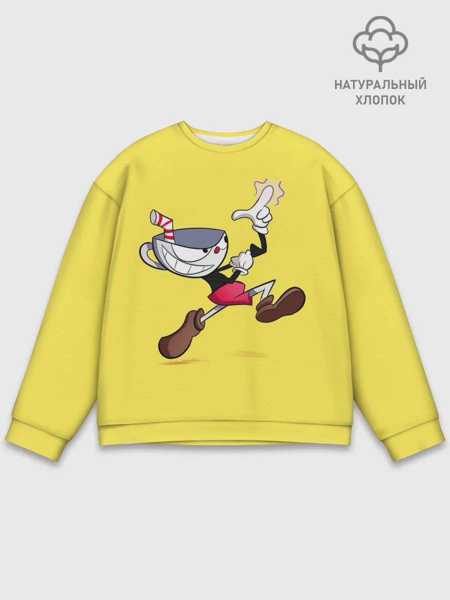 Мужской свитшот базовый / CUPHEAD|